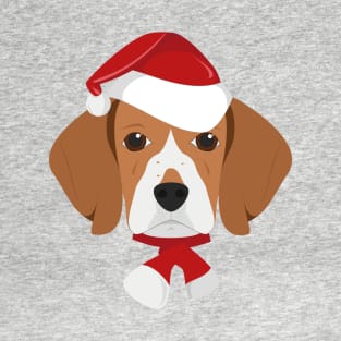 Santa Beagle Dog T-Shirt